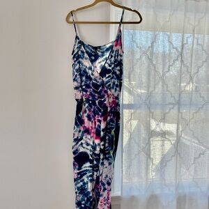 Tie-Dye Spaghetti Strap Jumpsuit
